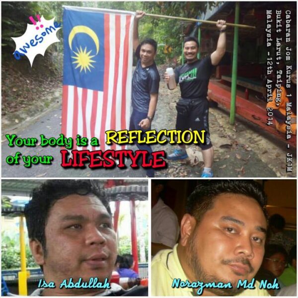 Amalan gaya hidup sihat bersama Ketua Pasukan JK1M Kuala Kangsar